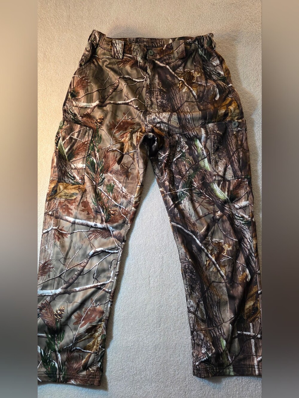 Scentlok Realtree AP HD Camo Cargo Midweight Softshell Hunting Pants Mens XL